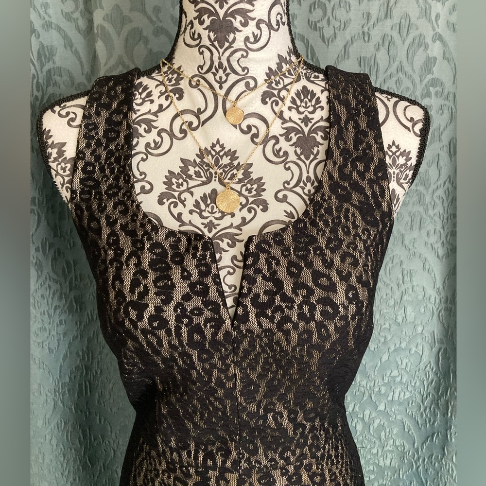 BCX | NWT Animal Print Lace Sheath Dress - Picture 5 of 10